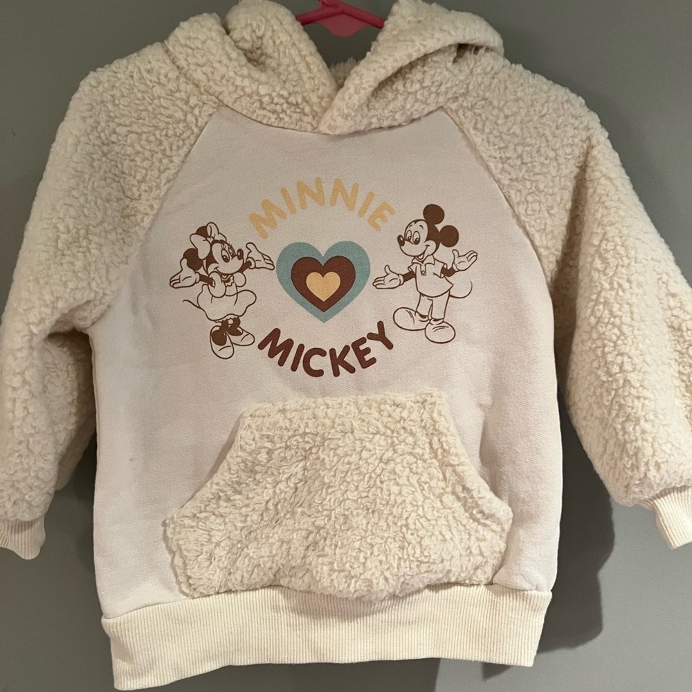 Disney Mickey and Minnie hoodie size 18 month